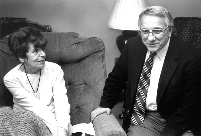 Senator Lombardi with patient