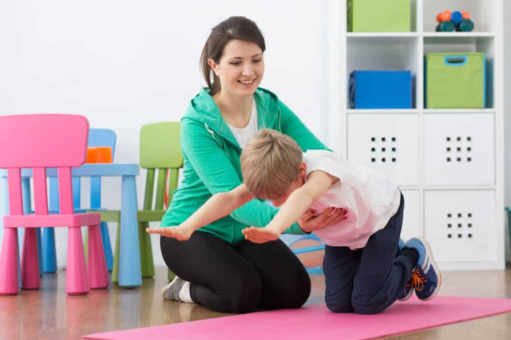 Physical Therapy with child