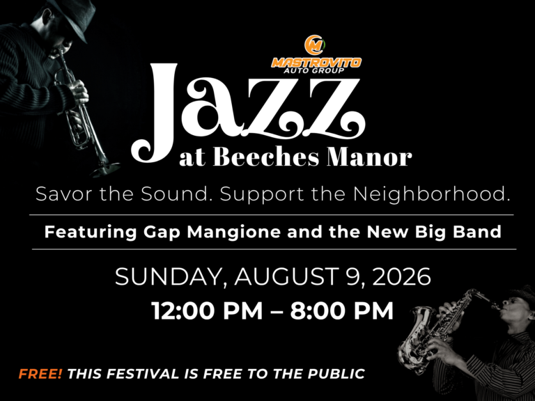 Savor the Sound at the Third Annual Jazz at Beeches Manor on August 9 to Support Nascentia Neighborhood